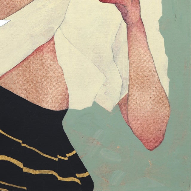 Figurative Dreamers - Feminine Figurative Abstract Acrylic Original Artwork by Xenia Gray For Sale - Image 3 of 9