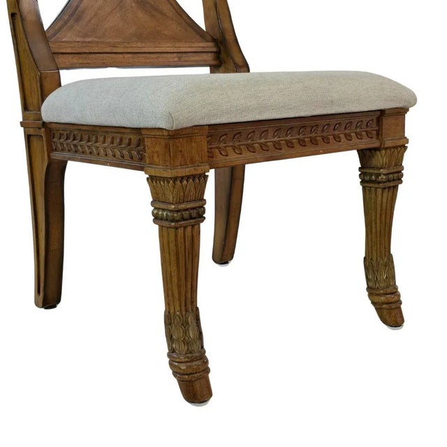 Tommy Bahama Style Rectangle Extendable Dining Table & Four Chairs – Set of 5 For Sale - Image 12 of 18