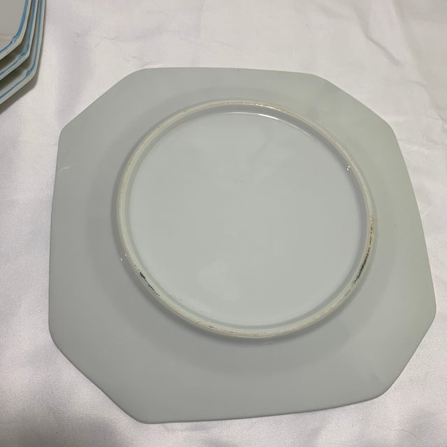 Mid-Century Modern 1970s Mid Century Modern Mod Flower Power Plates by Enesco Made in Japan Set of 4 For Sale - Image 3 of 5