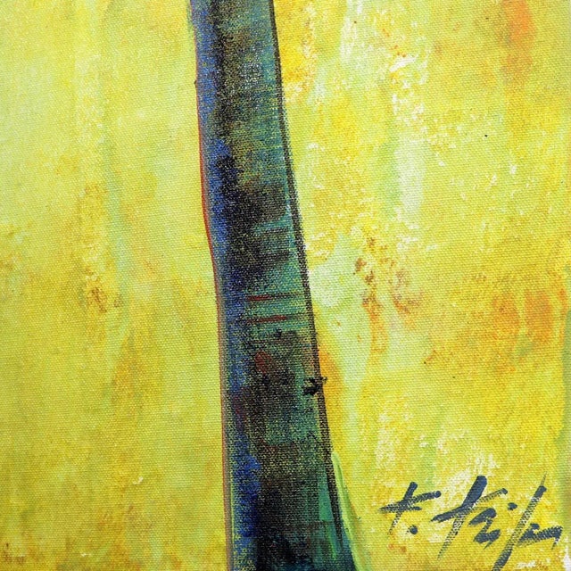 2020s "Spring Palm" Contemporary Original Acrylic Painting by Kathleen Keifer For Sale - Image 5 of 8