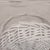 Wood Vintage Large French Style Hand Woven Painted White Natural Wicker Basket For Sale - Image 7 of 8