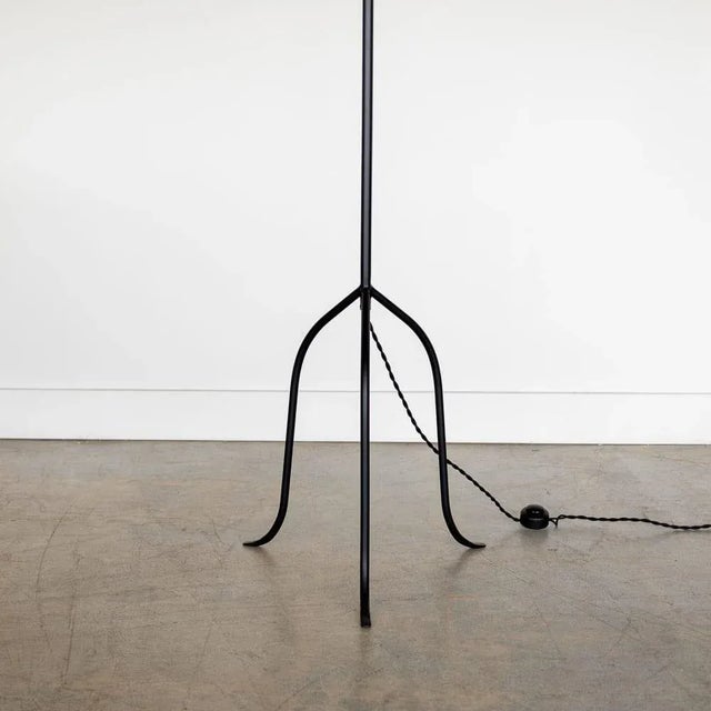 Black Panoplie Iron Tripod Floor Lamp For Sale - Image 8 of 12