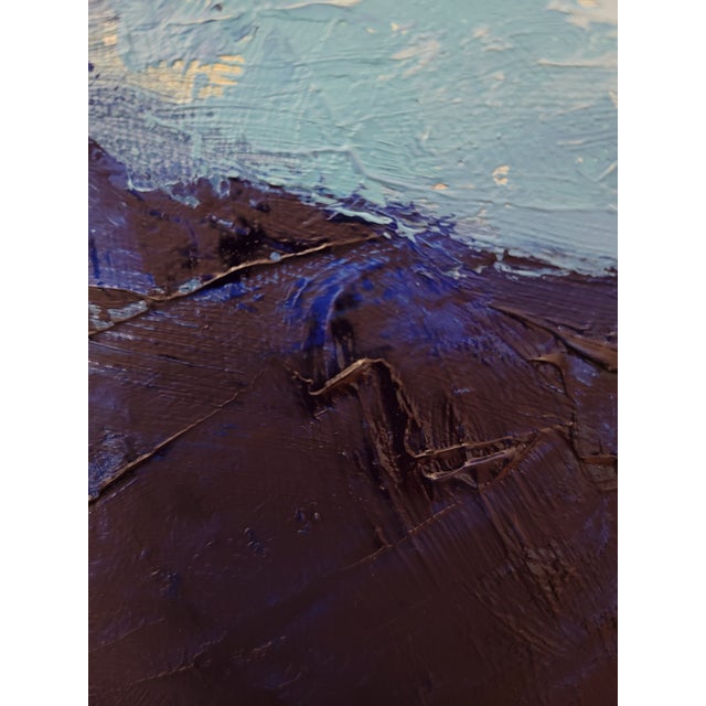 Cliffside 5, Contemporary Seascape Landscape Oil Painting For Sale - Image 6 of 10
