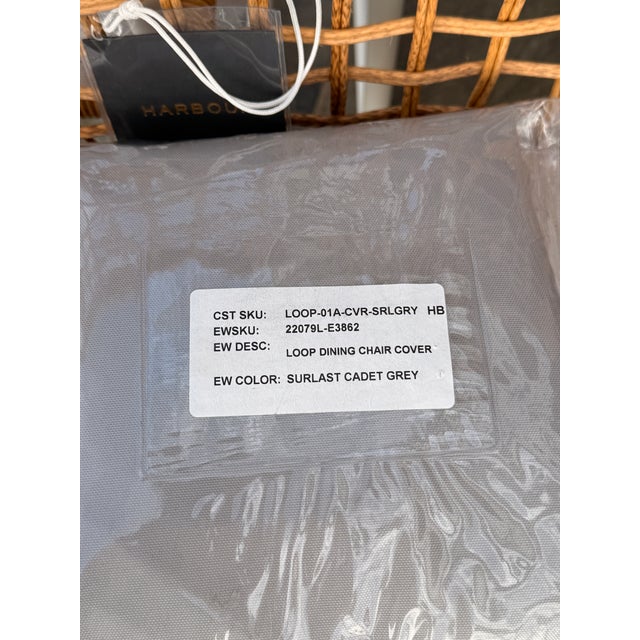 White Harbour Outdoor Loop Dining Chairs, Set of Eight For Sale - Image 8 of 12