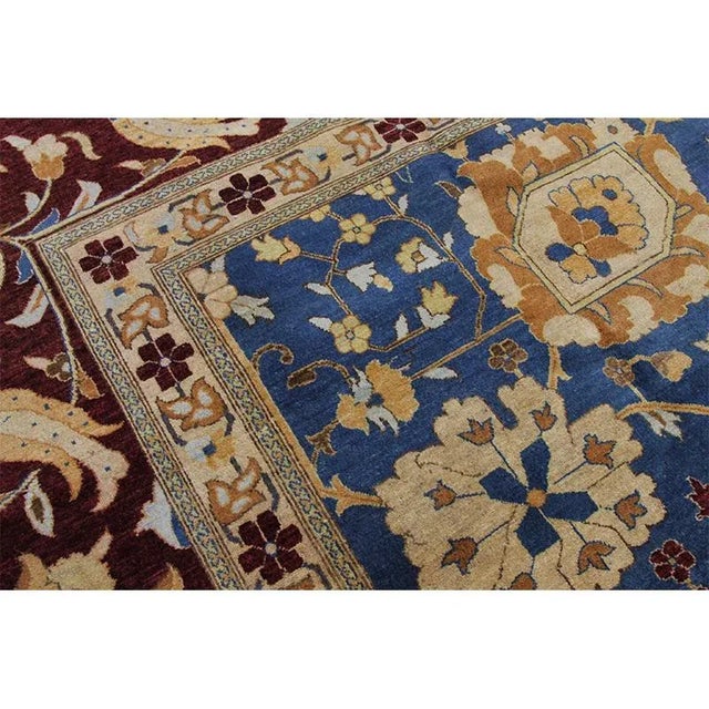 Handwoven Oushak Style Area Rug 12’0″ X 15’3″ For Sale In Dallas - Image 6 of 13