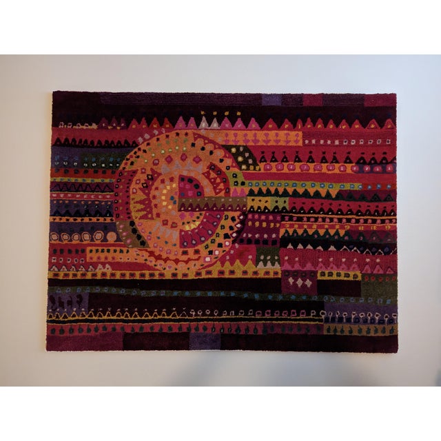 1960s German Modernist Art Wall Rug From Tetex Munich Chairish