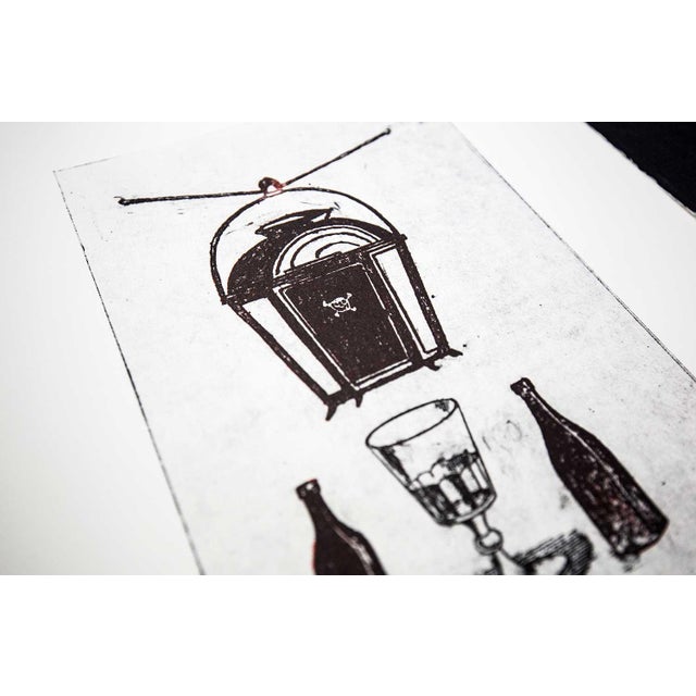 Modern Max Ernst Lithograph Original Numbered Limited Ed. "Dregs Of...and Beer" For Sale In Atlanta - Image 6 of 8