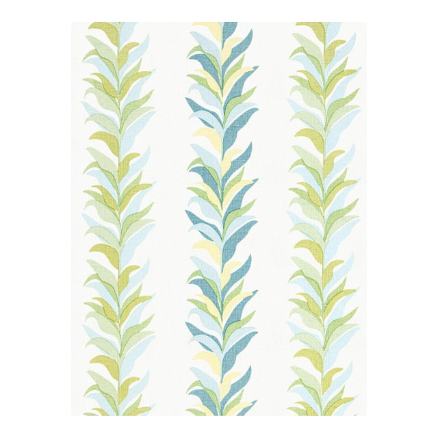 The House of Scalamandré Chira Island Print Fabric, Beach Glass For Sale
