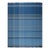 8x10 Maya Opulent Blue Kilim Geometric Plaid Modern Flatweave Wool Carpet Rug For Sale