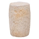 Chinese Chiseled Limestone Drum, C. 1850 For Sale
