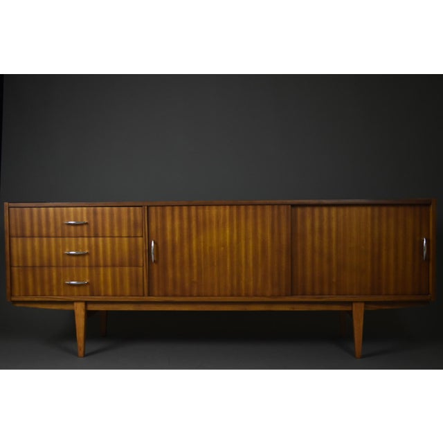 Mid-Century Sideboard in Mahogany, Poland, 1960s For Sale - Image 10 of 10