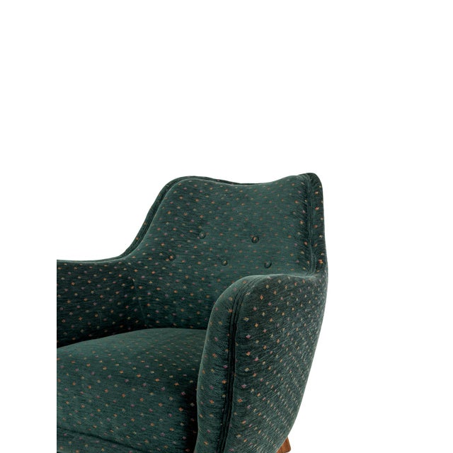 Scandinavian Lounge Chair Presented at the 1952 Önskehem Exhibition, Sweden, 1950 For Sale - Image 3 of 11