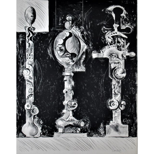 This artwork titled "Three Organic Forms" from the suite "Bestiary and some Correspondences" 1968 is an original...