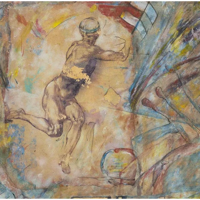 The Vortex of Confusion is a contemporary artwork realized bin the 1970s by a german Artist. Mixed media on plywood....