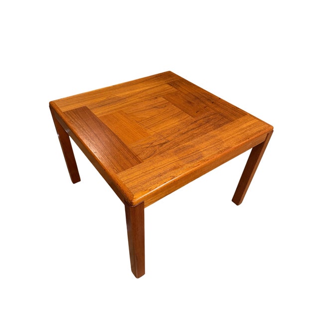 Mid-Century Modern Danish Mid Century Modern Vejle Stole Og Møbelfabrik Side Table For Sale - Image 3 of 12