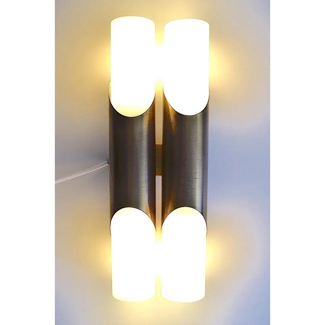 1970s Brass Bronze Wall Lights by Klaus Link for Company Neuhaus, 1970s, Set of 2 For Sale - Image 5 of 8