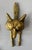 English Vintage English Brass Fox Door Knocker For Sale - Image 3 of 6