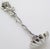 1970s Vintage Italian Silver Mini Ladle, Rose Handle, Cocktail Garnish Serving (800 Silver) For Sale - Image 5 of 13