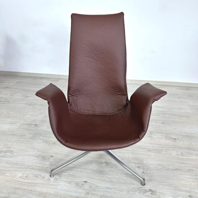 1960s Leather Chair by Fabricius & Kastholm, 1960s For Sale - Image 5 of 13