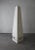 Off-white Monumental Post Modern 5ft Architectural Obelisk For Sale - Image 8 of 8