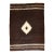 Vintage Turkish Black White Mohair Rug - 5'1" x 6'9" For Sale