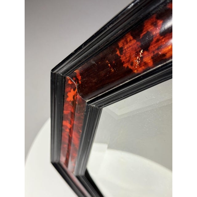 Faux Tortoise Mirror, 19th Century For Sale - Image 6 of 16