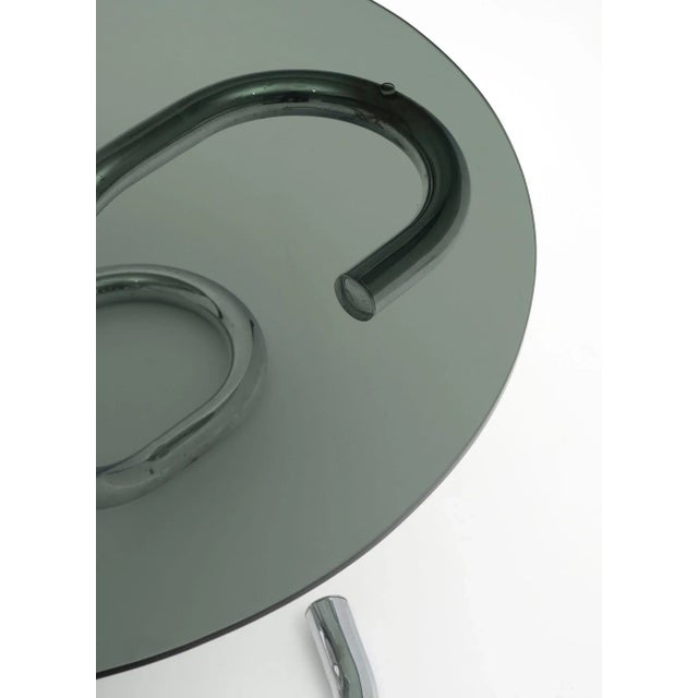 Chrome Modernist Chrome Side Table For Sale - Image 8 of 10