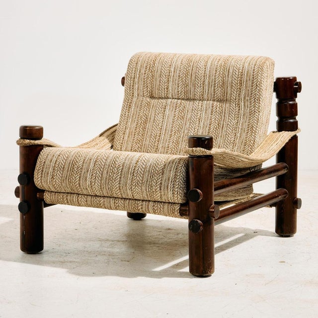 Wood Björn Sofa Set from Aleksander Kuczma, 1970s Set of 4 For Sale - Image 7 of 16