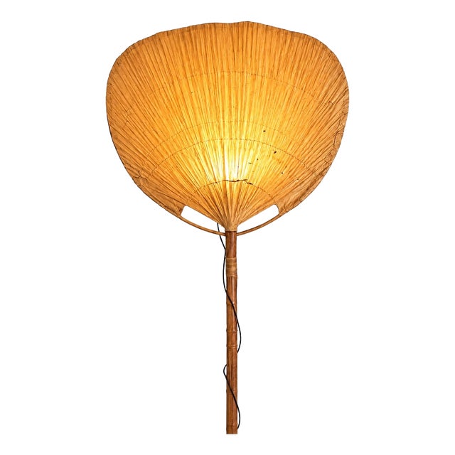 Uchiwa I Floor Lamp by Ingo Maurer for M Design, 1970s For Sale