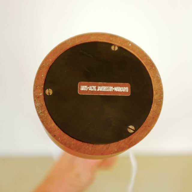 Wood 1960s Side Lamp by Hans-Agne Jakobsson For Sale - Image 7 of 8