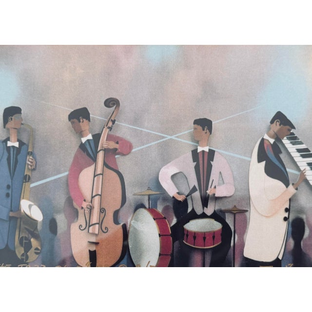 Art Deco 1990s The Jazz Club by Emile Dekel For Sale - Image 3 of 3
