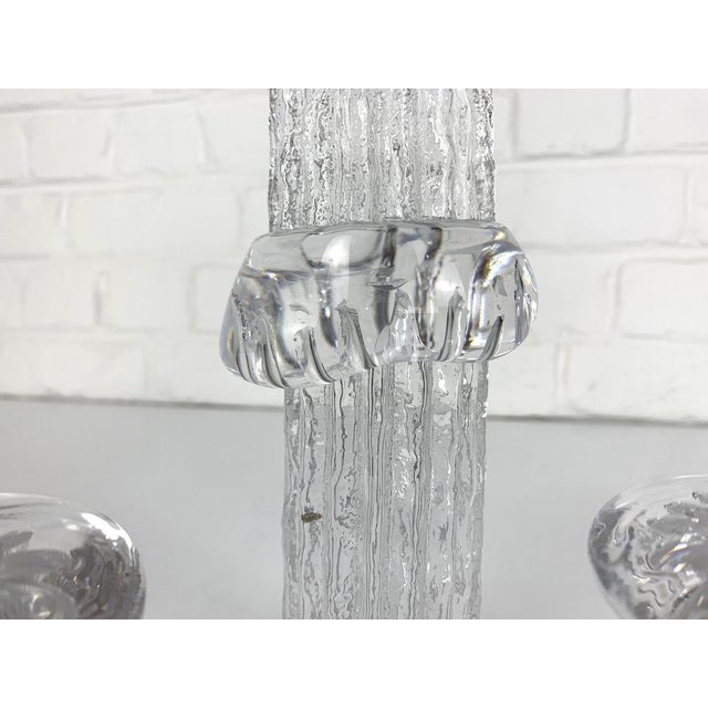 Glass Candlesticks by Göran Wärff for Kosta Boda, Sweden, 1970s, Set of 3 For Sale - Image 6 of 12