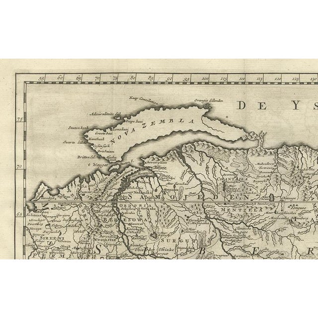 Antique Map of Tartary, 1730 For Sale - Image 5 of 10