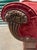 Red Vintage Federal Style Eagle Sofa For Sale - Image 4 of 10