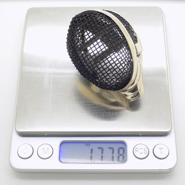 Vintage Italian Silver 800 Fencing Mask Figurine by Sacchetti, Arezzo, 1980s For Sale - Image 10 of 12