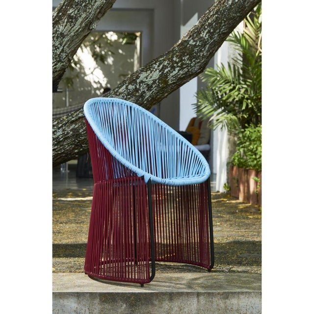 Metal Blue Cartagenas Dining Chairs by Sebastian Herkner, Set of 4 For Sale - Image 7 of 18
