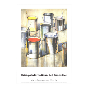 Wayne Thiebaud Paint Cans, 1990