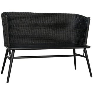 NOIR Curba Loveseat, Charcoal Black