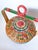 Vintage Folk Art Chinese Wedding Basket, Hand Painted For Sale - Image 12 of 12
