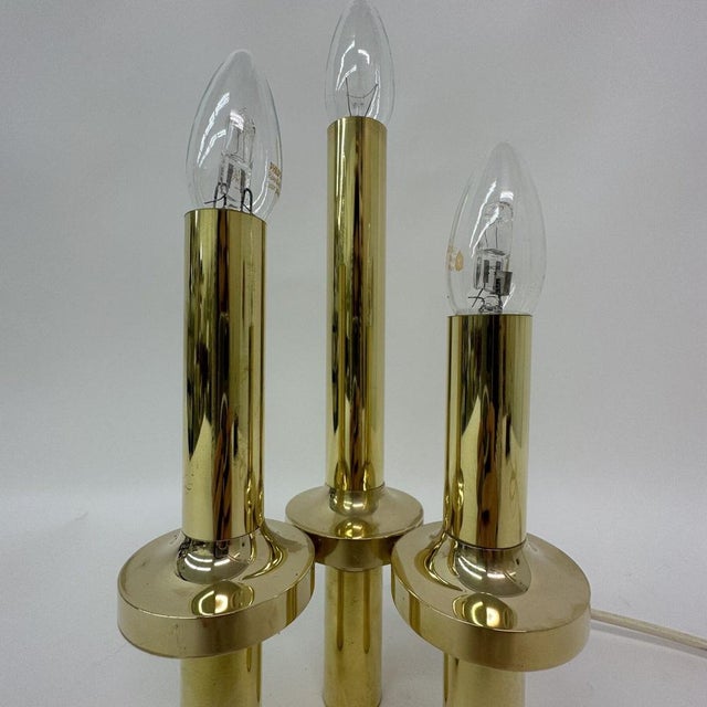 Metal Mid-Century Table Lamp from S.A. Boulanger, 1970s For Sale - Image 7 of 14