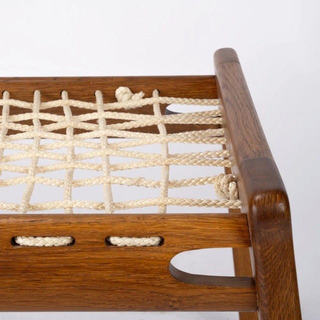 Wood Ottoman attributed to VEB Nauburg, 1970s For Sale - Image 7 of 10