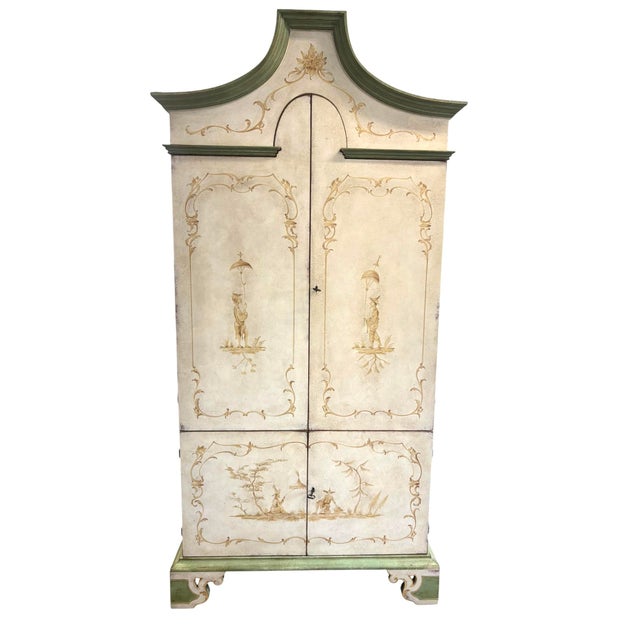 Hand painted cabinet made by Patina Inc. The company is no longer in production but made high quality artisan...