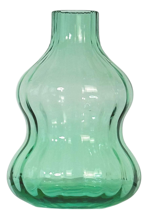 Small Vintage Green Murano Glass Bottle Vase from Nason, 1980s