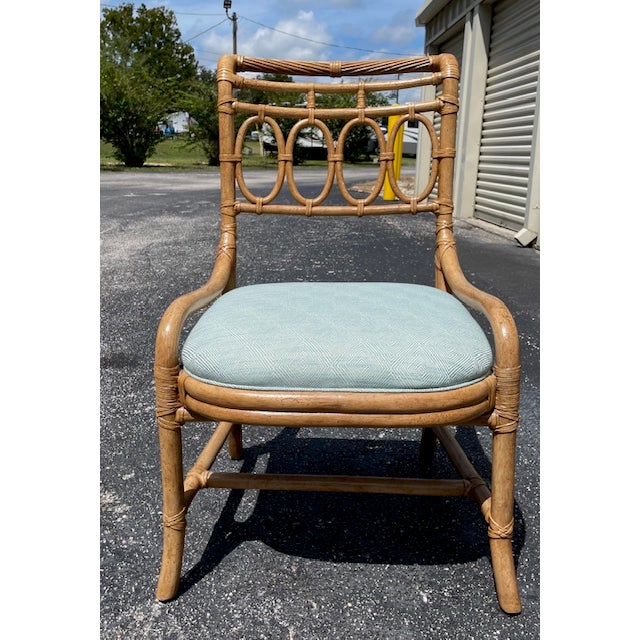 Henredon Henredon Six Chairs Dining Table Set of 8 For Sale - Image 4 of 12