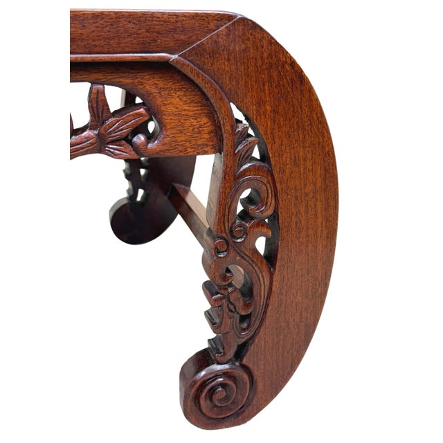 19th Century Oriental Hardwood Opium Coffee Table, 1880 For Sale - Image 6 of 13