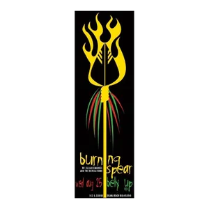 2004 American Concert Poster - Burning Spear With Elijah Emanuel and the Revelations (Belly Up)