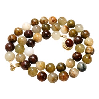 Multi-Color Pietersite Necklace For Sale