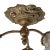 Metal French Brass and Glass Flush Mount from Holophane For Sale - Image 7 of 8