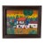 2003 Jadiro Colorful Latin American Folk Art Oil on Canvas Painting – Framed For Sale