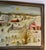 Folk Art Vintage Folk Art Village Farm Landscape Acrylic on Canvas Board For Sale - Image 3 of 4